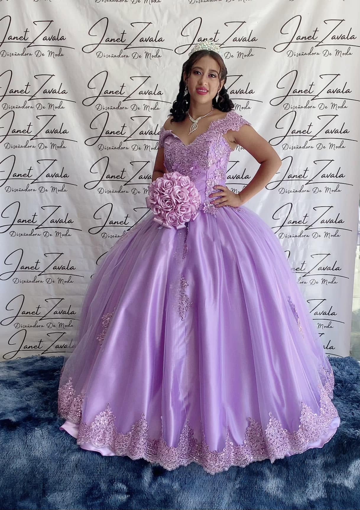 Vestido alta noche Janet Zavala